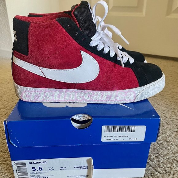 Nike Other - Nike SB Blazers Red/Black